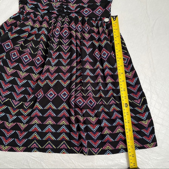Roxy multicolor black skater sundress with adjustable straps - Picture 8 of 13